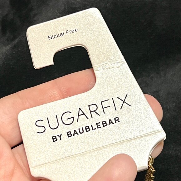 SUGAR FIX by Baublebar Initial Necklaces - Nickel Free - F, I, Q, U, W - Picture 4 of 15